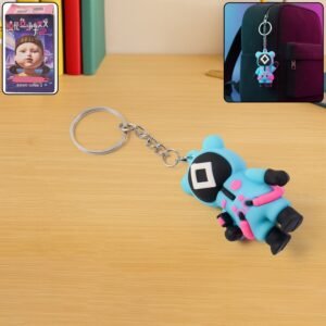 cute character themed soft silicone keychain (mix desgin / 1 pc)