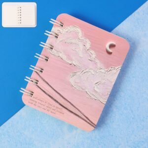 mini spiral bound pocket notebook (1 pc)