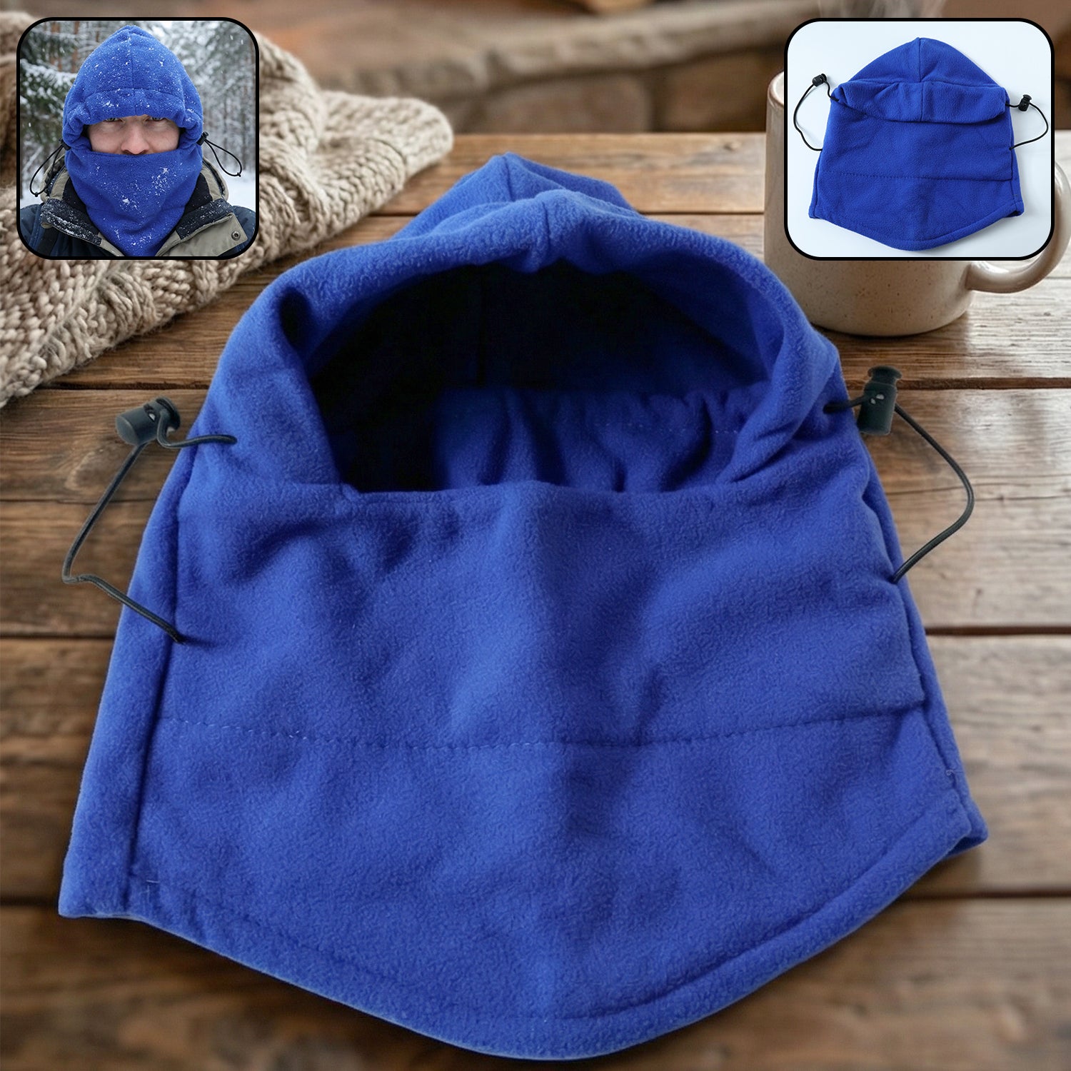 winter fleece face cover, winter cap (1 pc)
