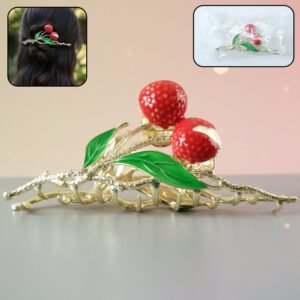 decorative berry fruit design hair claw clip (1 pc) decorative berry fruit design hair claw clip (1 pc)