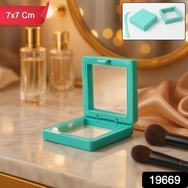 transparent jewellery display box (7x7 cm / 1 pc)