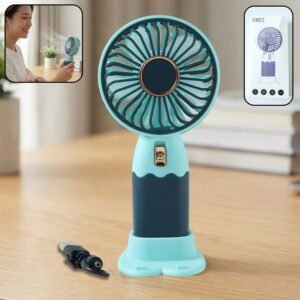 rechargeable portable handheld mini fan (1 pc)