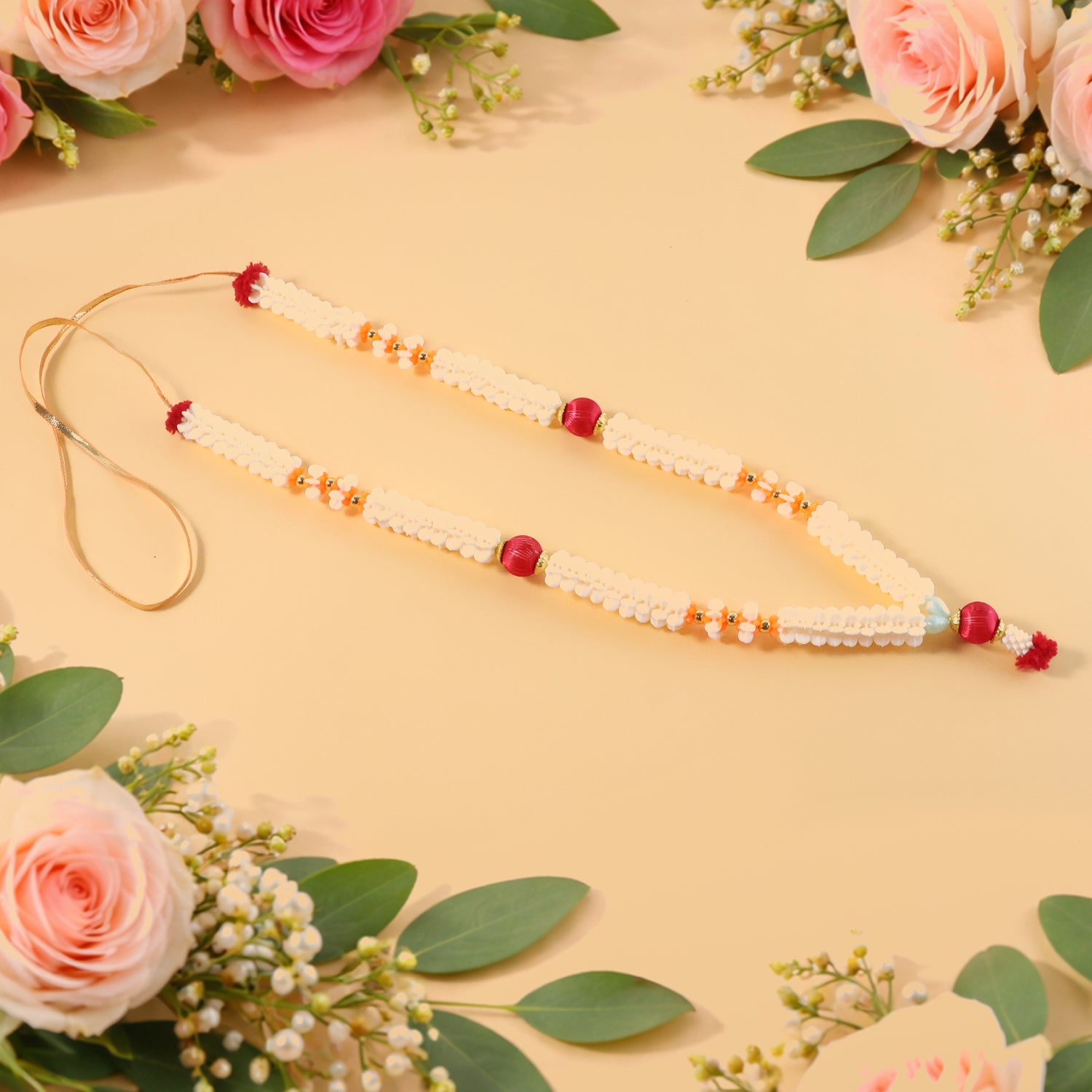 traditional decorative pooja gajra garland (1 pc)