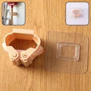 wall mounted self adhesive mop and broom holder (1 pc) wall mounted self adhesive mop and broom holder (1 pc)