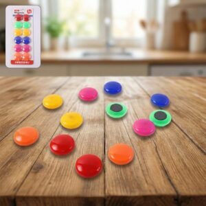 colorful round refrigerator magnets set (12 pc set) colorful round refrigerator magnets set (12 pc set)