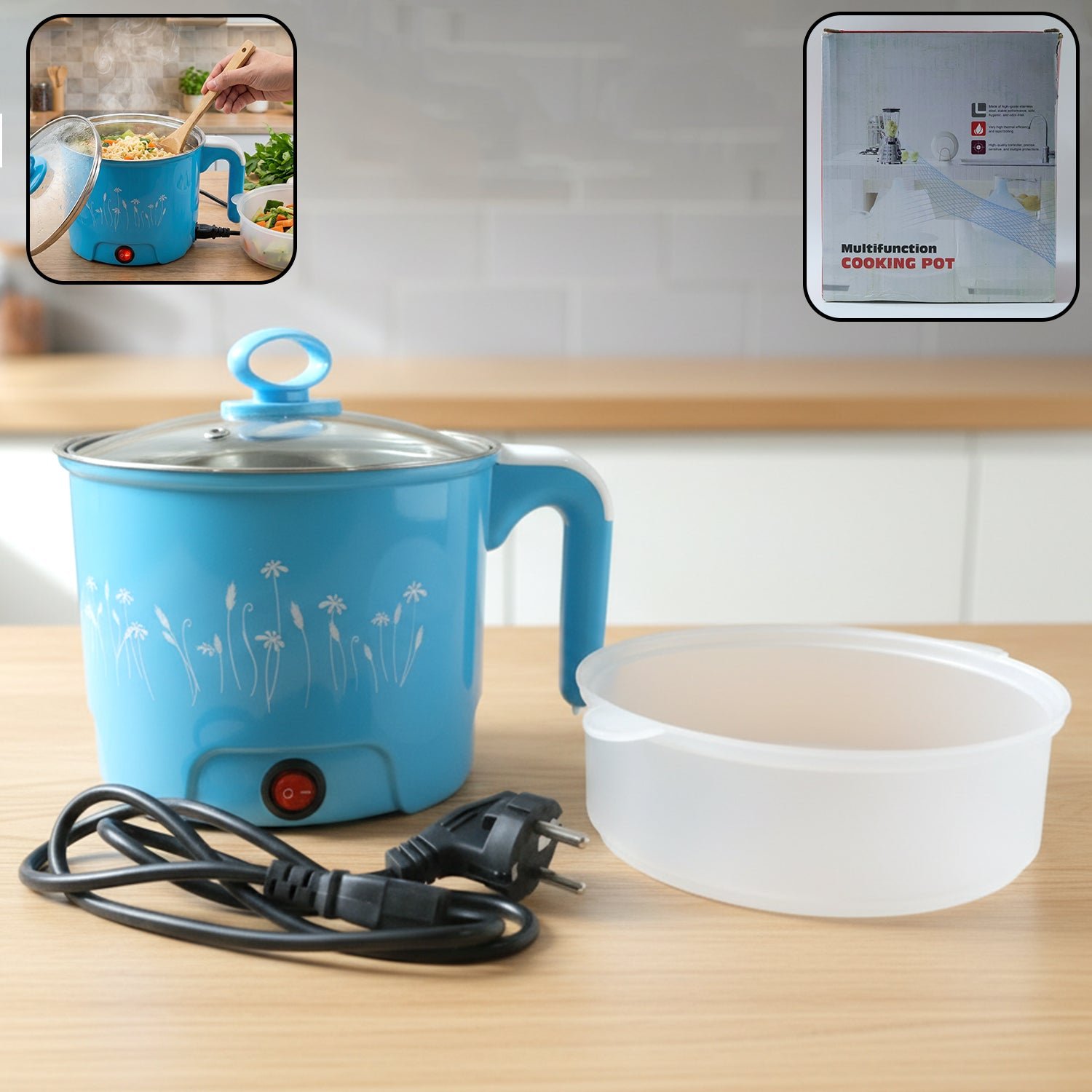 electric multifunction cooking pot (1 set)