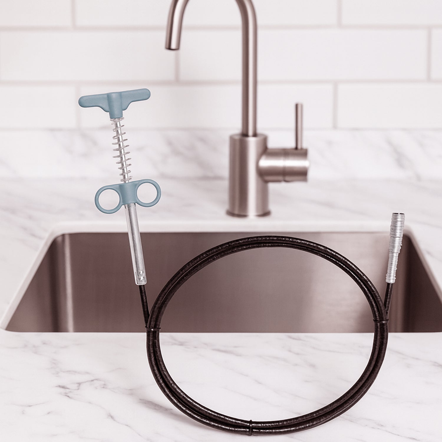 flexible sink & drain cleaning spring tool (58 cm, 1 pc)