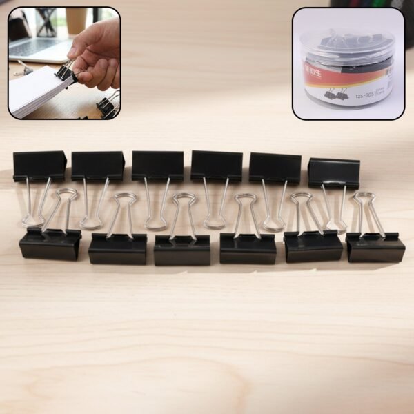 51 mm large binder clips (12 pc set)