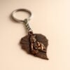 premium antique finish metal keychain (1 pc)