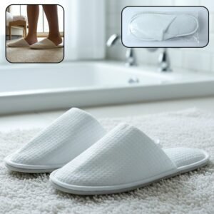 hotel & spa soft slippers for guests (29 × 11 cm, 1 pair)