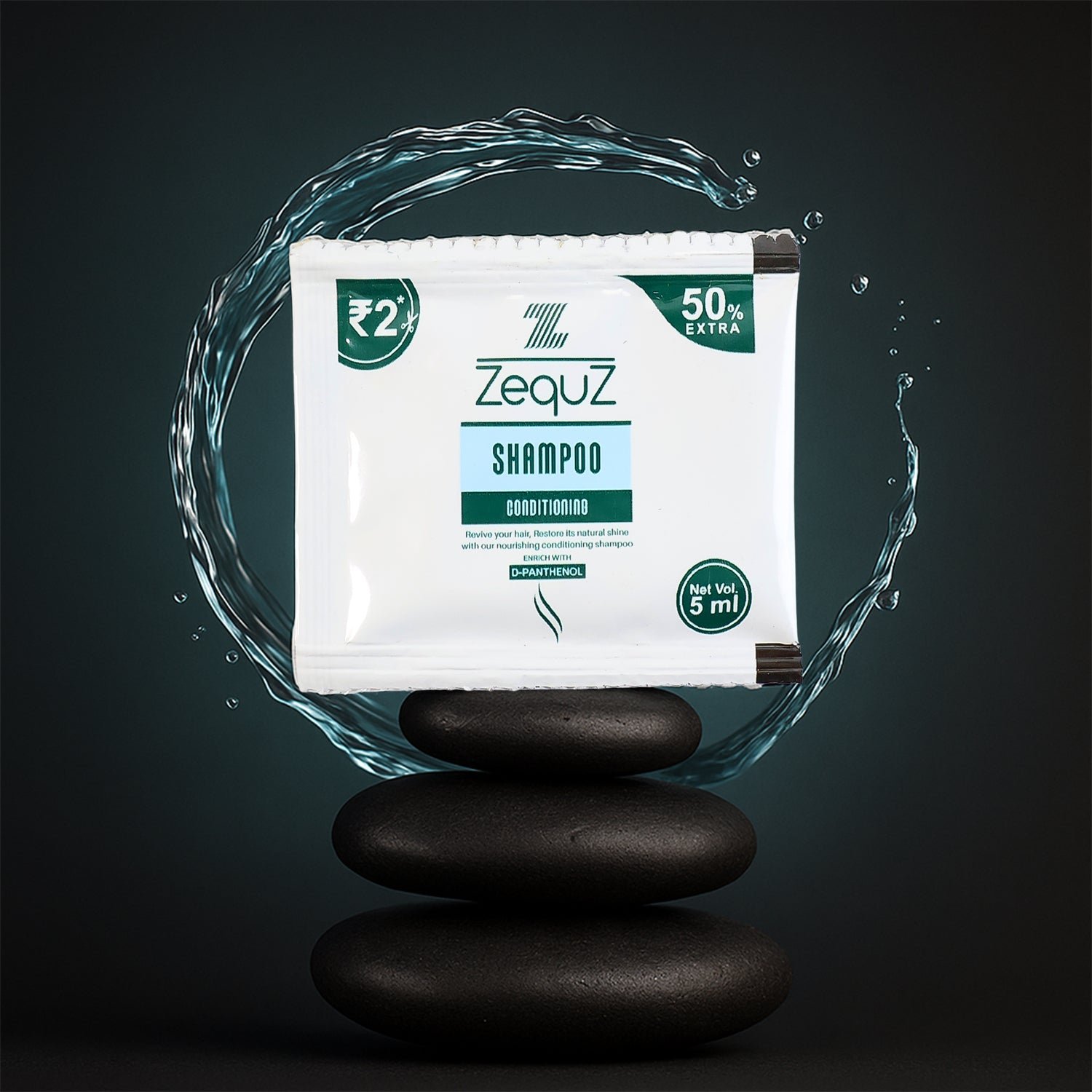 zequz nourishing conditioning shampoo sachet (5 ml / 1 pc)