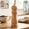 classic wooden manual pepper grinding mill (1 pc)