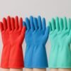 long cuff multipurpose rubber cleaning gloves (1 pair, mix color)