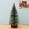 mini artificial christmas tree with snow effect (1 pc)