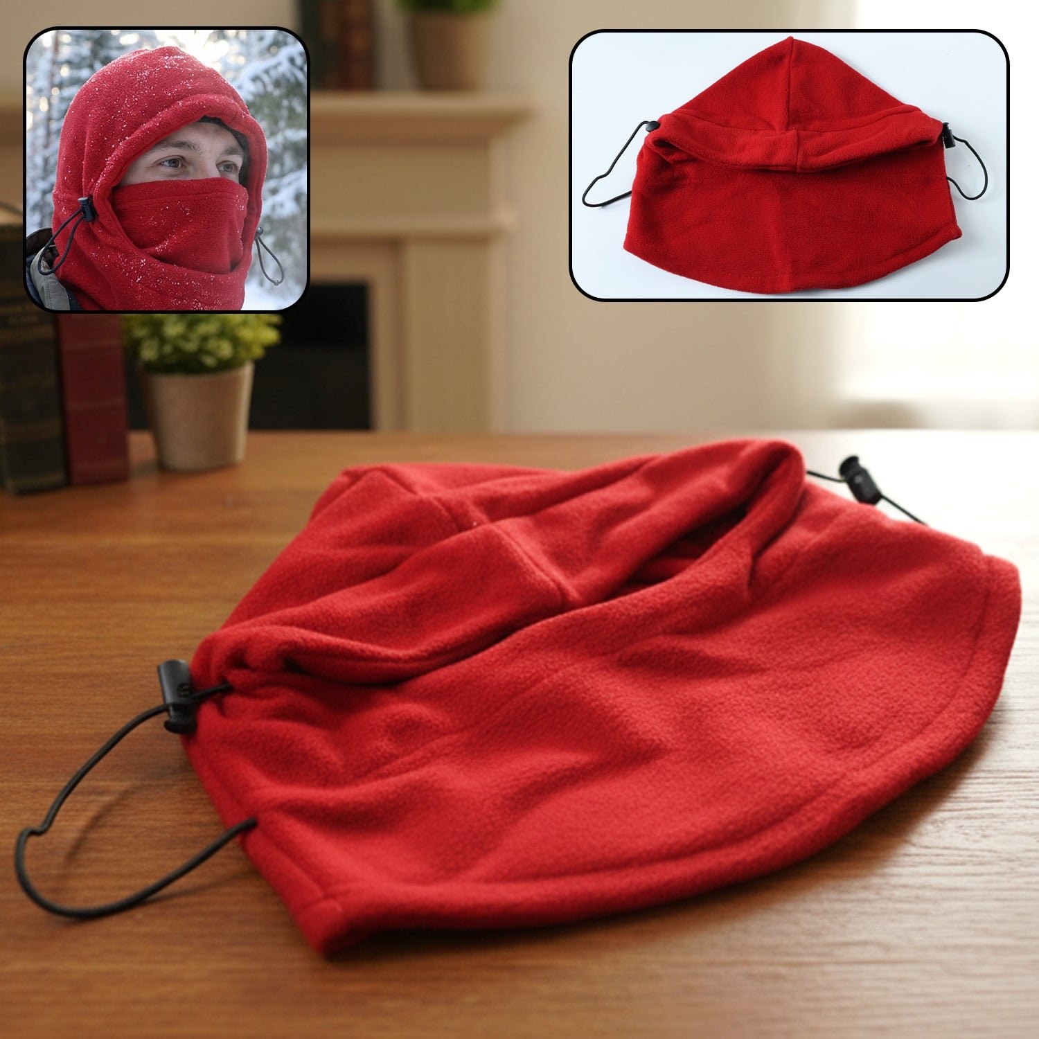 winter fleece face cover, winter cap (1 pc)
