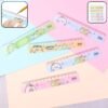 premium cute cartoon plastic ruler set for kids (5 pc)