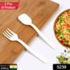 plastic forks & spoon cutlery utensils( pack of 2)
