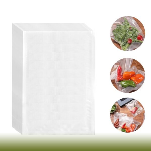 heavy duty vacuum sealer food bags (24Ã—16 cm, pack of 50)