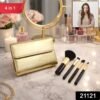 4 in 1 portable makeup brush set with storage pouch 4 in 1 portable makeup brush set with storage pouch