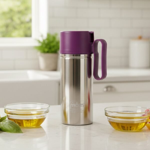 supermom 750ml approx. stainless steel oil pourer (1 pc)