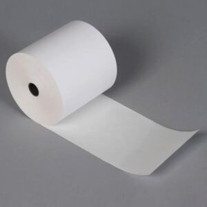 thermal label roll for barcode printing (78 × 60 mm)