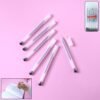 transparent smooth writing black gel pens set of 6 pieces