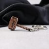 metal hammer shape keychain (1 pc)