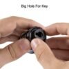 heavy duty multi purpose plastic combination lock for helmet & multi use