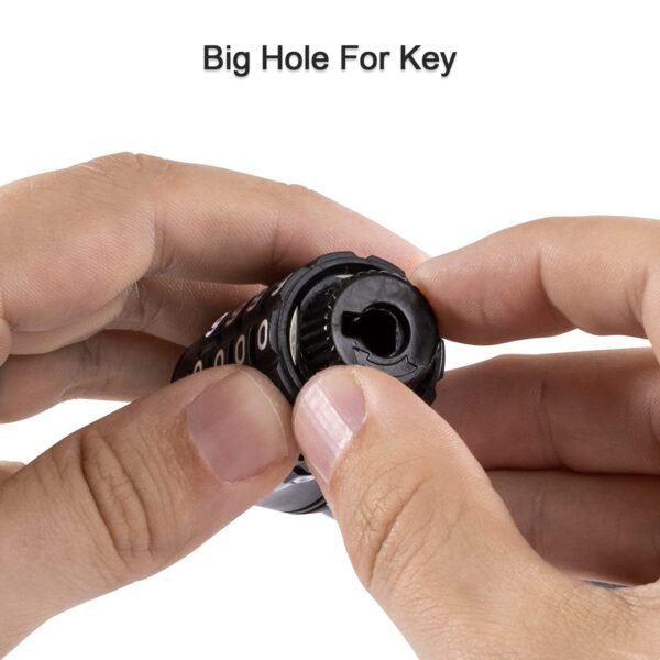 heavy duty multi purpose plastic combination lock for helmet & multi use