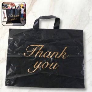 premium thank you printed carry bag (25×34 cm, 1 pc)