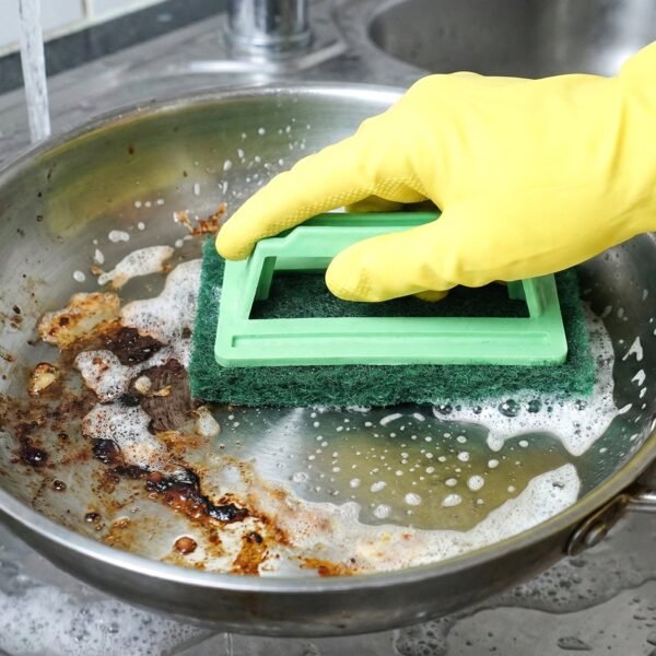 tile cleaning multipurpose scrubber brush with handle