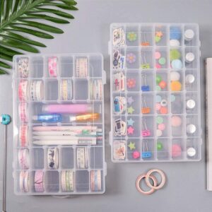 36 grids clear plastic organizer box with dividers jewellery storage box 1 pc 36 grids clear plastic organizer box with dividers jewellery storage box 1 pc