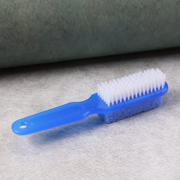 2 in 1 foot scrubber brush with pumice stone
