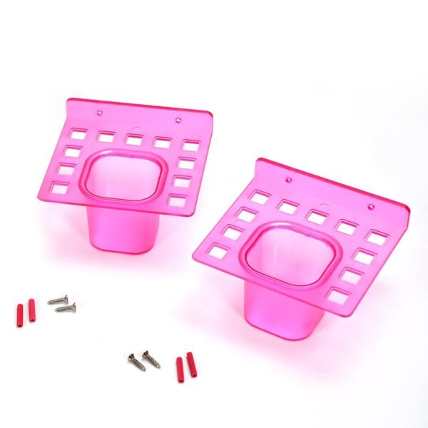 2 in 1 tumbler dish & toothbrush holder (2 pcs)