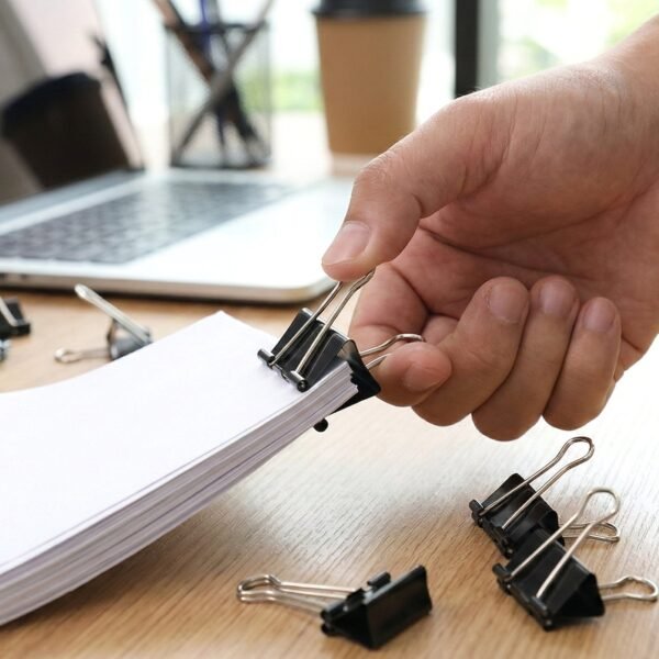 51 mm large binder clips (12 pc set)