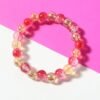 elegant beaded stretch bracelet (1 pc)