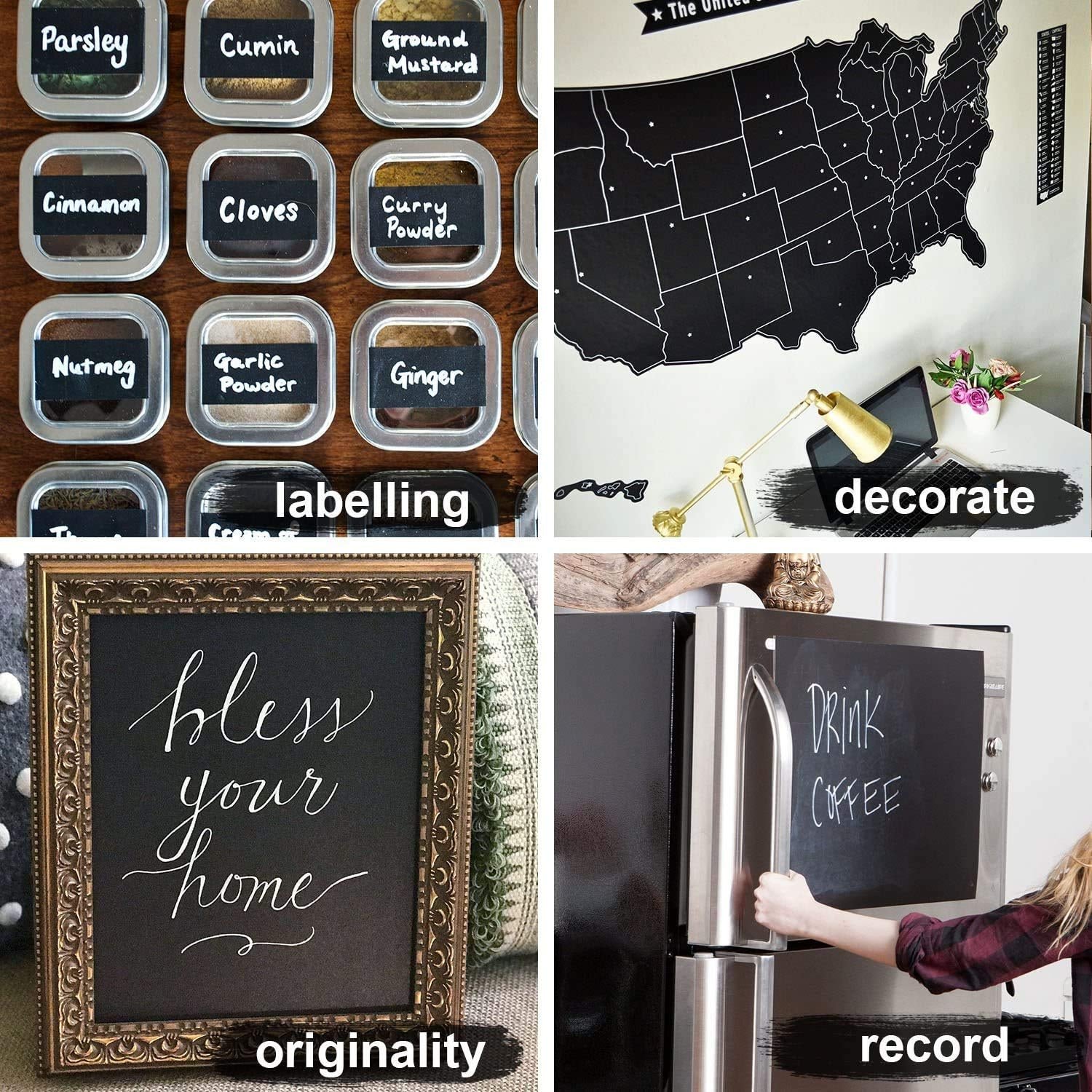 blackboard erasable wall sticker chalkboard sticker wall stickers mural