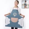 multipurpose kitchen cooking apron with front pocket (1 pc)