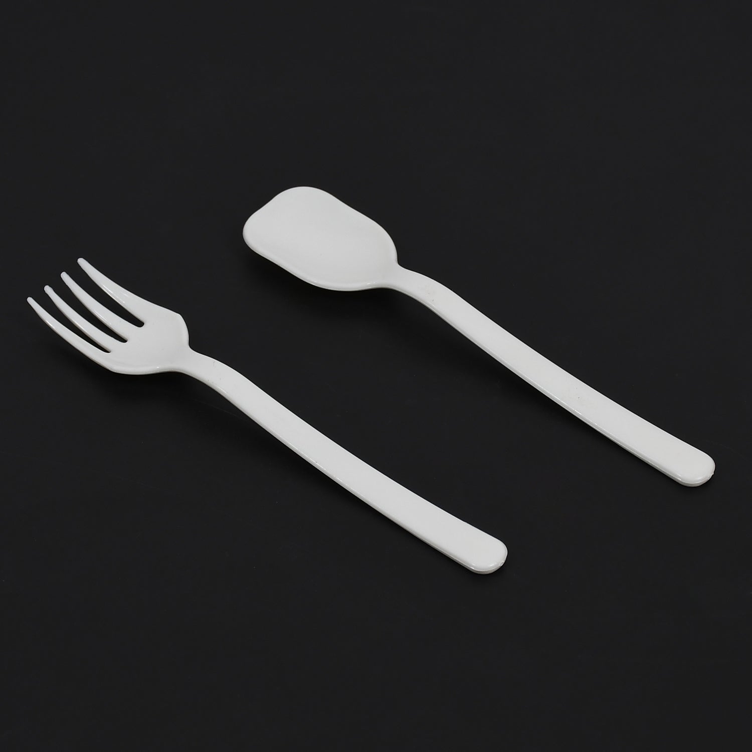 plastic forks & spoon cutlery utensils( pack of 2)