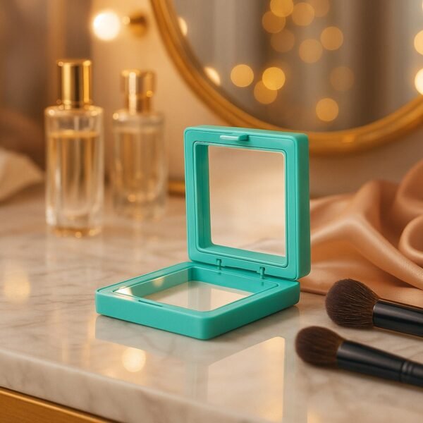 transparent jewellery display box (7x7 cm / 1 pc)