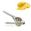 stainless steel lemon squeezer for efficient juice extraction