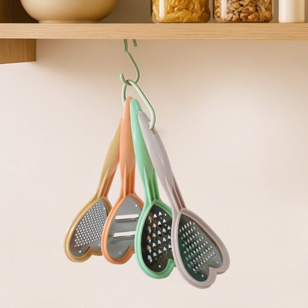 heart grater set and heart grater slicer used for grating and slicing of fruits, vegetables heart grater set and heart grater slicer used for grating and slicing of fruits, vegetables