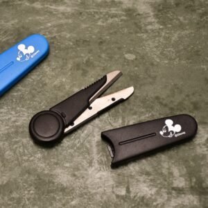 mickey mouse scissors with cover for home use ( multi color 1 pcs )