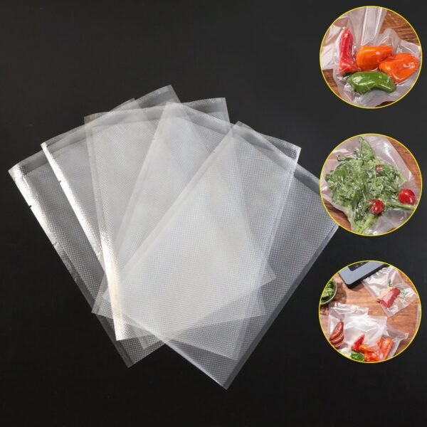 vacuum food storage bag set (5 pcs, 24x16 cm)
