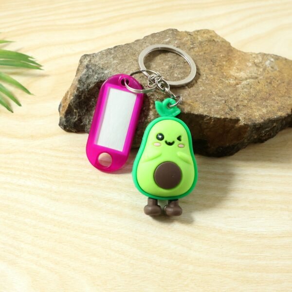 cute cartoon character keychain with label tag holder (1 pc) cute cartoon character keychain with label tag holder (1 pc)