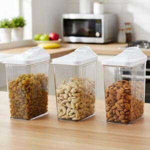 easy flow airtight storage containers (3 pc)