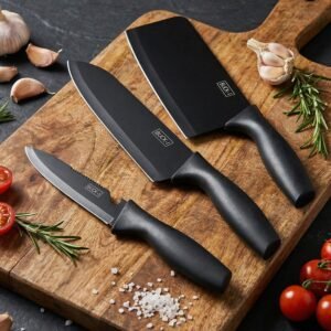 3 in 1 professional kitchen knife set (1 set)