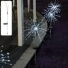solar powered starburst firework garden light (1 pc)