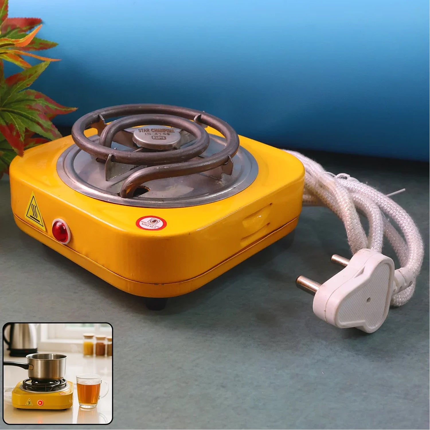 electric single coil hot plate (1 pc)