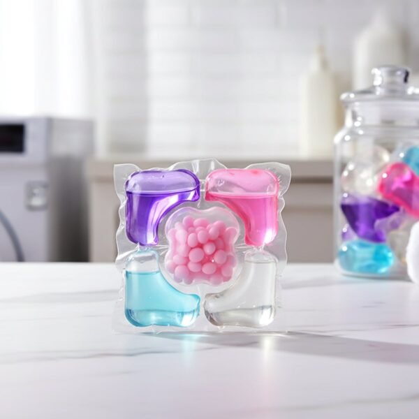 multicolour laundry detergent pods (10 piece pack)